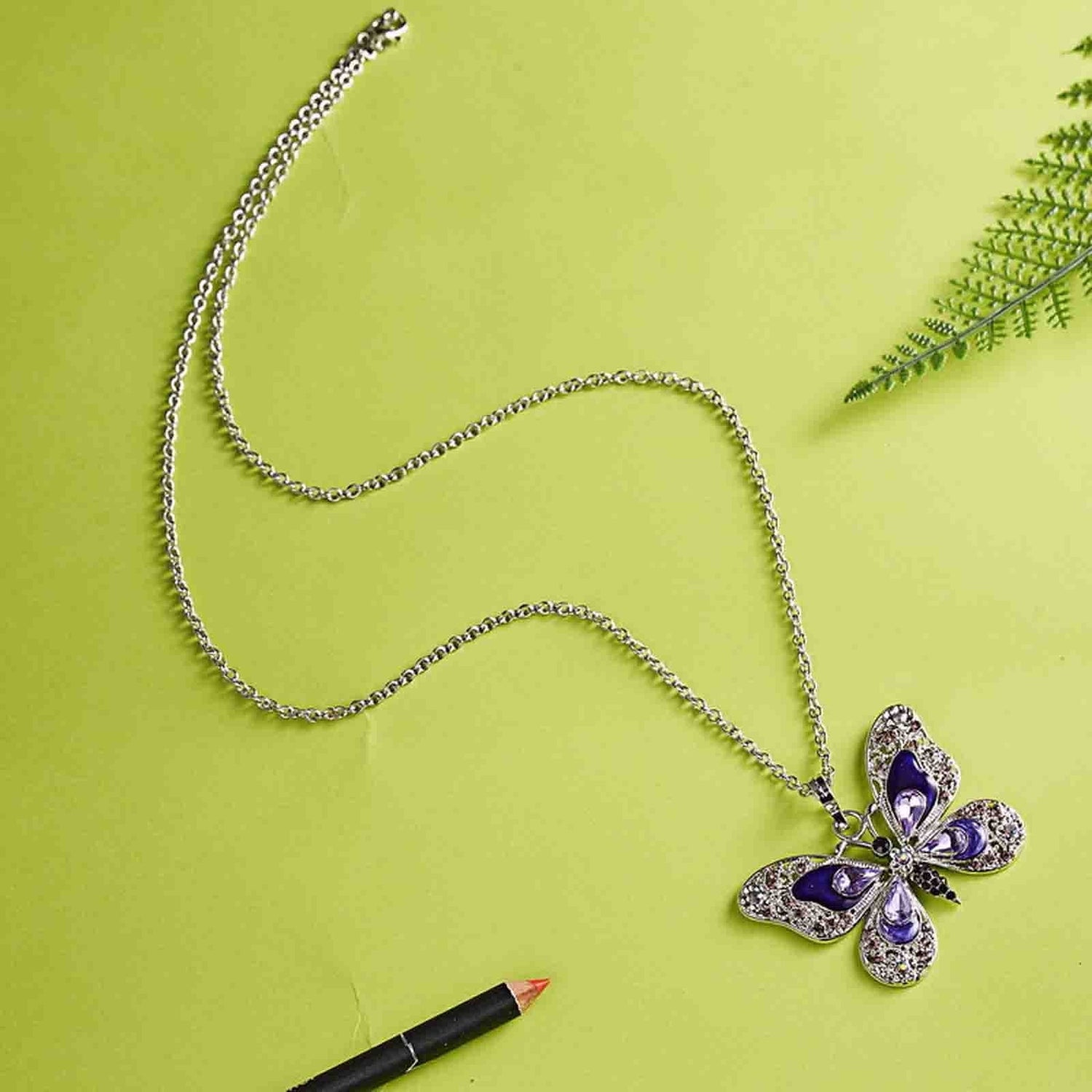 Vikakiooze Mothers Day Gifts, Butterfly Necklace, Opal Jewelry Pendant Necklaces for Women, Silver Necklaces Gift for Women,Gift for Birthday Valentine&