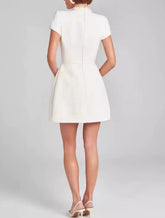 Shiny Elegant Mini Dress for Women