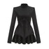 Long Sleeves Waist Sparkle Diamond Mini Dress